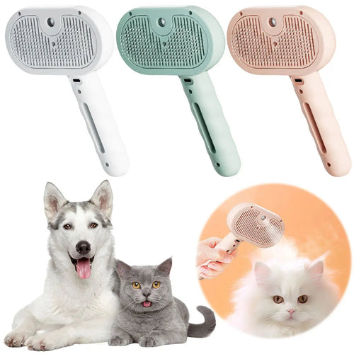 Cepillo de Vapor 3 en 1 para Mascotas